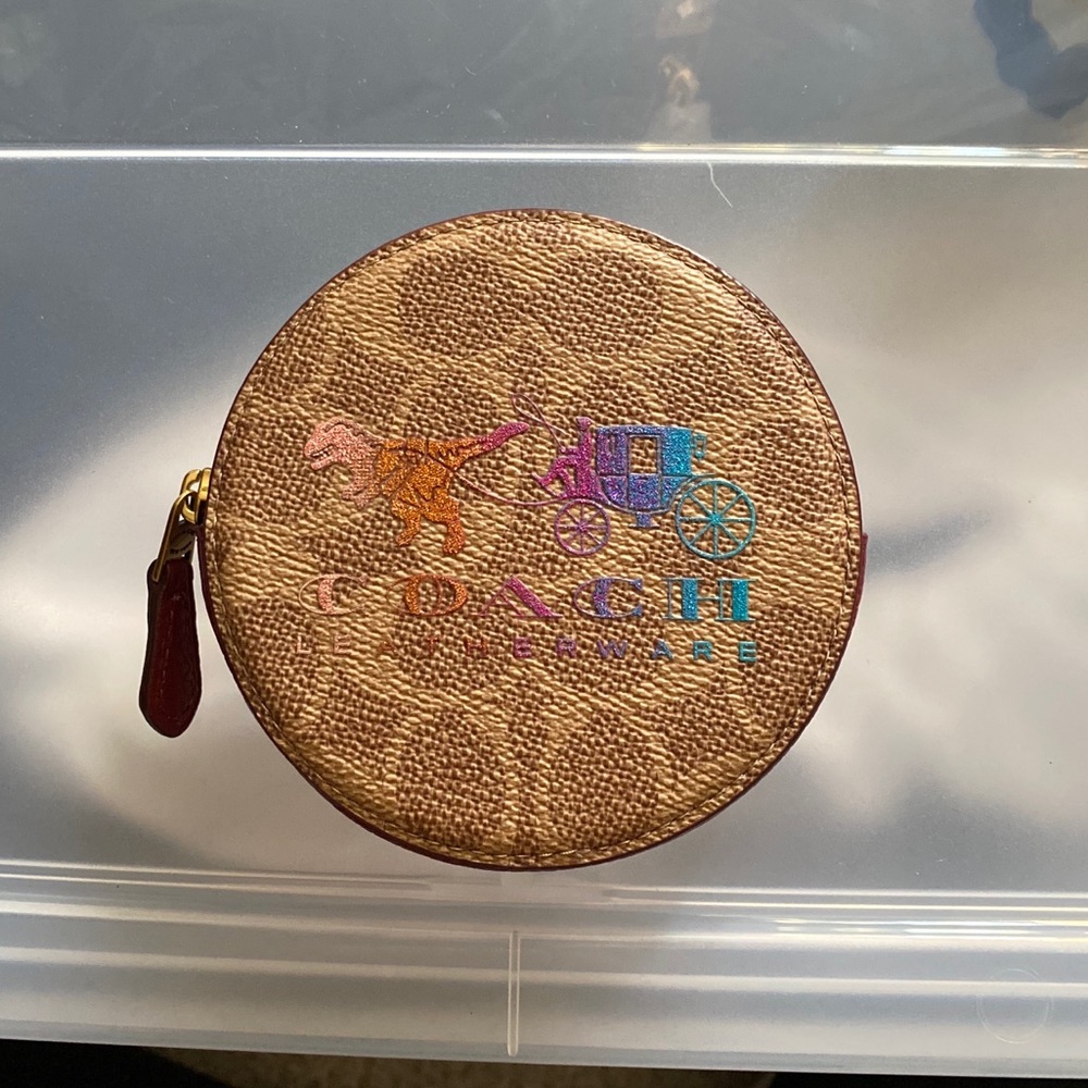 Coach Rainbow Rexy Coin Purse